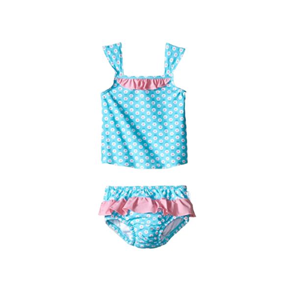 Classic Ruffle Swimsuit Set - Top, Diaper