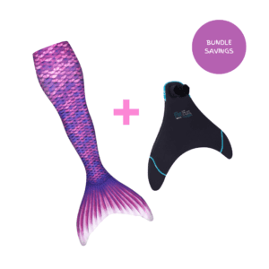 Swimmable Mermaid tail set fin + tail (Standard)