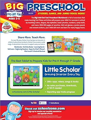 BIG WORK BOOK FOLD-OUT FUN PRESCHOOL 1