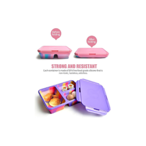 3 SECTION COLLAPSIBLE FOOD CONTAINER